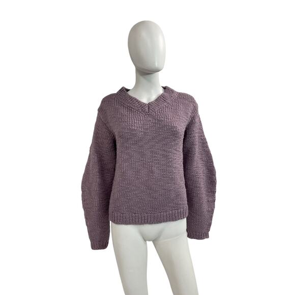 Helmut Lang Purple Wool Sweater Size S - Picture 1 of 4